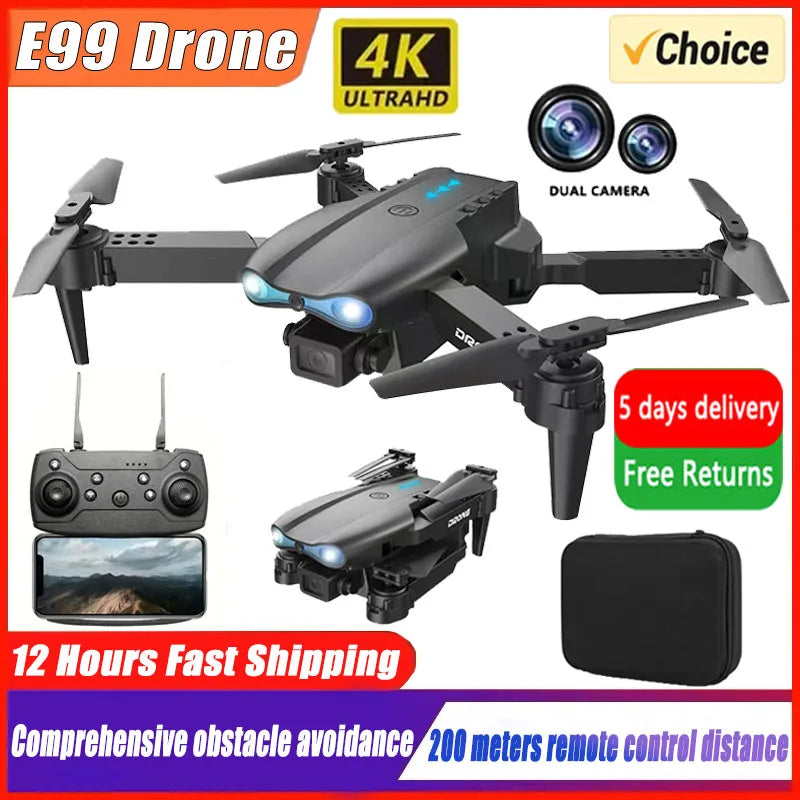 Pro Drone Quadcopter Remote Control Handle Four Axis Aircraft HD 6K Photography UAV Altitude Fixation Helicopter Toys