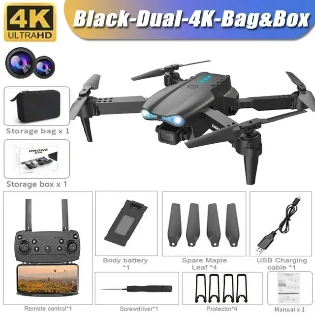 Pro Drone Quadcopter Remote Control Handle Four Axis Aircraft HD 6K Photography UAV Altitude Fixation Helicopter Toys