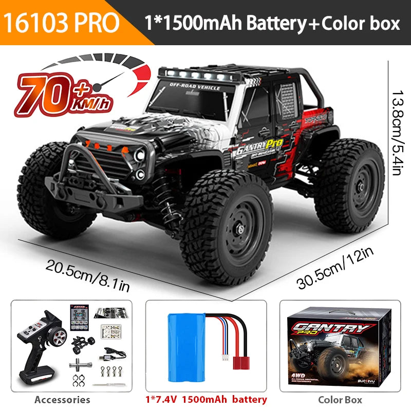 Car Remote Control High Speed Drift Monster 4x4 Truck 4WD