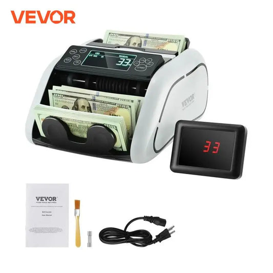 Money Counter Business Cash Register Bills Counterfeit Bill Detector by UV/MG/IR/DD