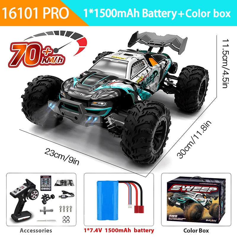 Car Remote Control High Speed Drift Monster 4x4 Truck 4WD